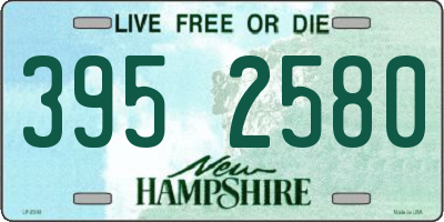 NH license plate 3952580