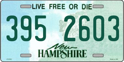 NH license plate 3952603