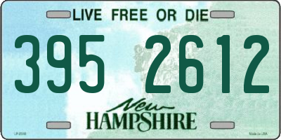 NH license plate 3952612