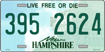 NH license plate 3952624