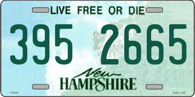 NH license plate 3952665