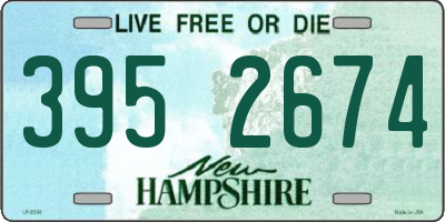 NH license plate 3952674