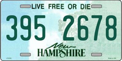 NH license plate 3952678