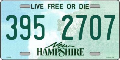 NH license plate 3952707