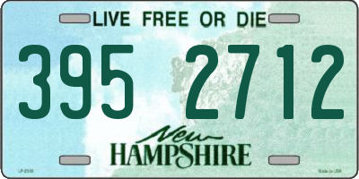 NH license plate 3952712