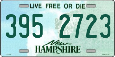NH license plate 3952723