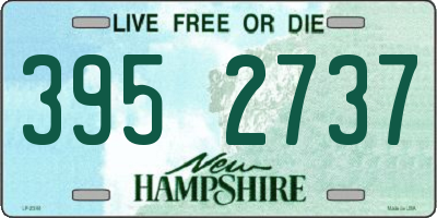 NH license plate 3952737