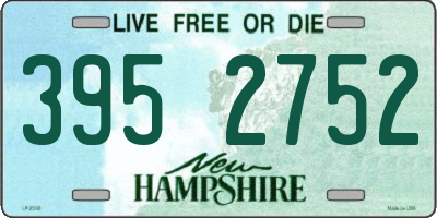 NH license plate 3952752