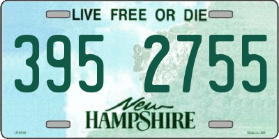 NH license plate 3952755