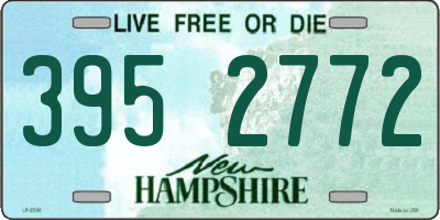NH license plate 3952772