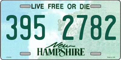 NH license plate 3952782