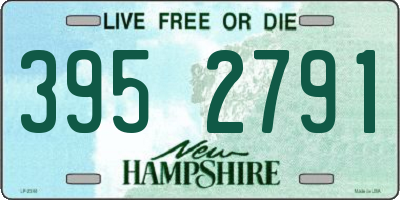NH license plate 3952791