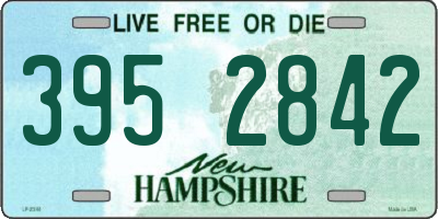 NH license plate 3952842