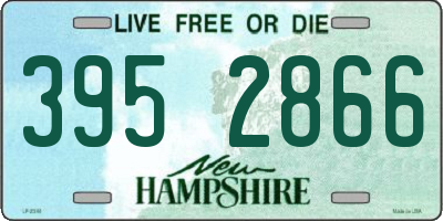 NH license plate 3952866