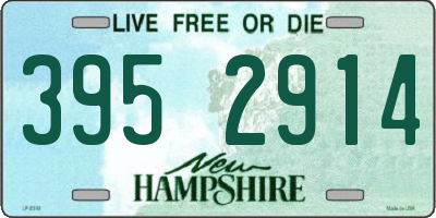 NH license plate 3952914