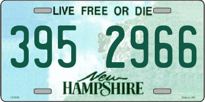 NH license plate 3952966