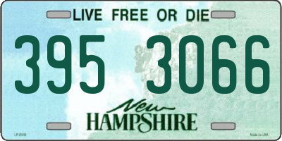 NH license plate 3953066