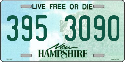 NH license plate 3953090