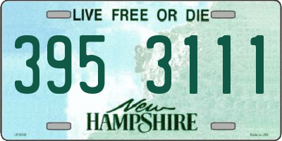 NH license plate 3953111