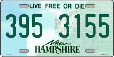 NH license plate 3953155