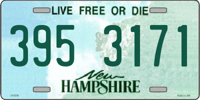 NH license plate 3953171