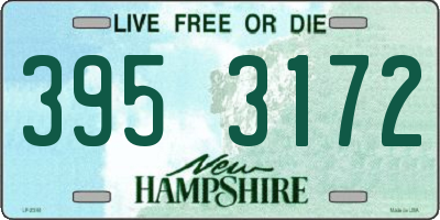 NH license plate 3953172