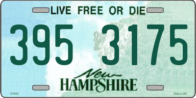 NH license plate 3953175