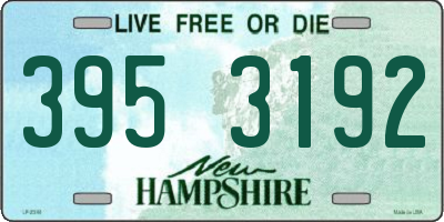 NH license plate 3953192