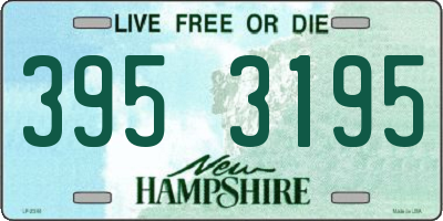 NH license plate 3953195