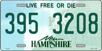 NH license plate 3953208