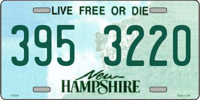 NH license plate 3953220