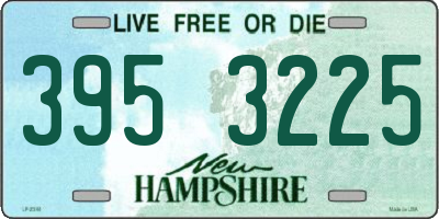 NH license plate 3953225