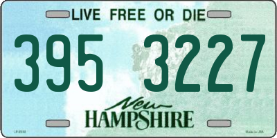 NH license plate 3953227