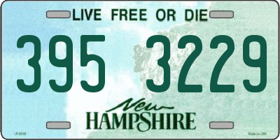 NH license plate 3953229