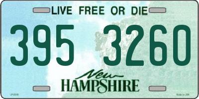 NH license plate 3953260