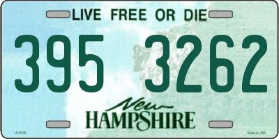 NH license plate 3953262