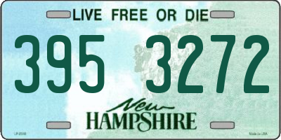 NH license plate 3953272