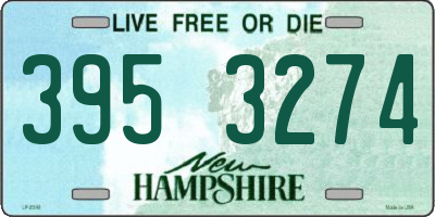 NH license plate 3953274