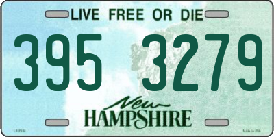 NH license plate 3953279