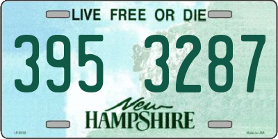 NH license plate 3953287