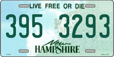 NH license plate 3953293