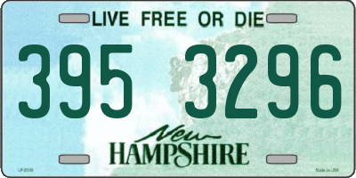 NH license plate 3953296