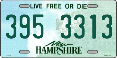 NH license plate 3953313