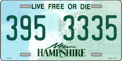 NH license plate 3953335