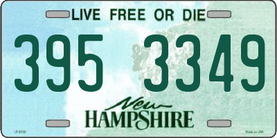 NH license plate 3953349