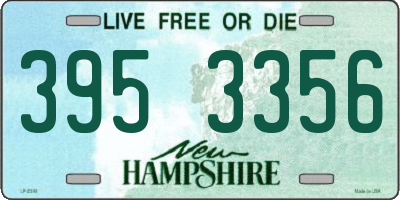 NH license plate 3953356