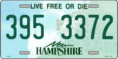 NH license plate 3953372