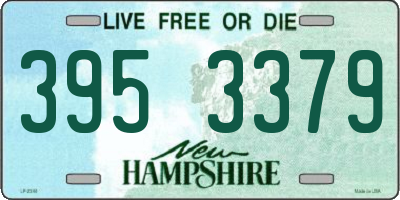 NH license plate 3953379