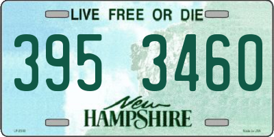 NH license plate 3953460