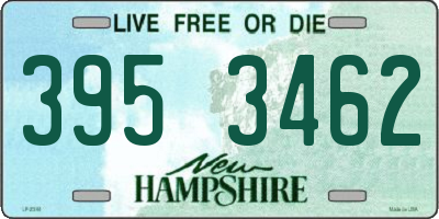 NH license plate 3953462